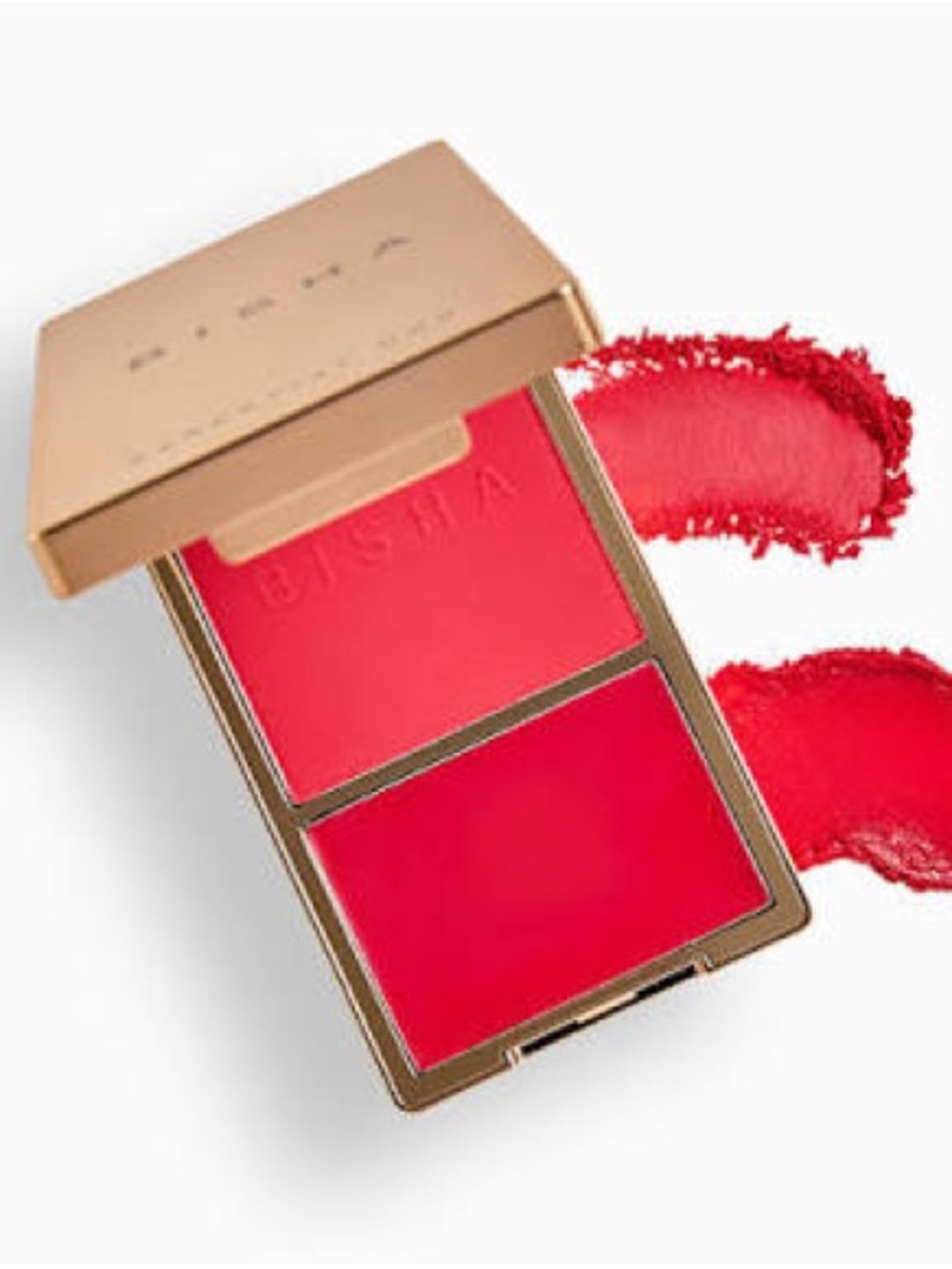 BISHA Essential Duo Blush in Bahamas (Peachy Coral)